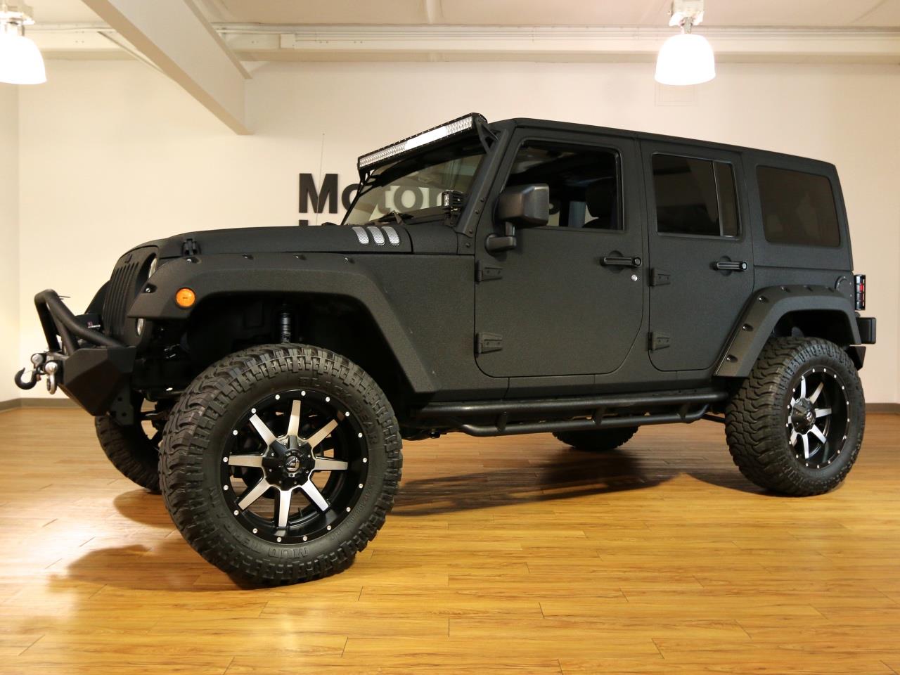 2015 Jeep Wrangler Unlimited Raptor Black Kevlar Coating and Lifted ...