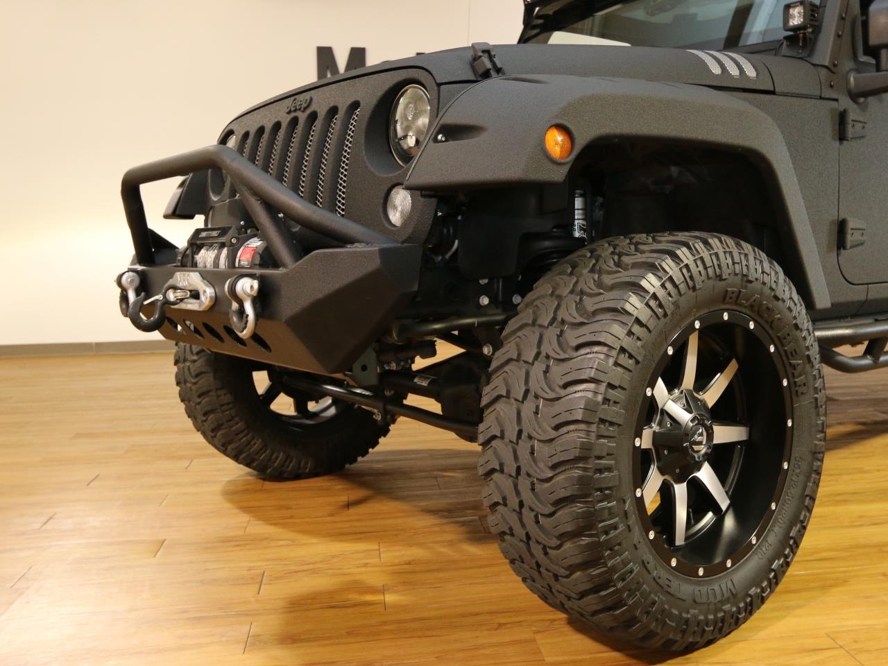 2015 Jeep Wrangler Unlimited Raptor Black Kevlar Coating and Lifted