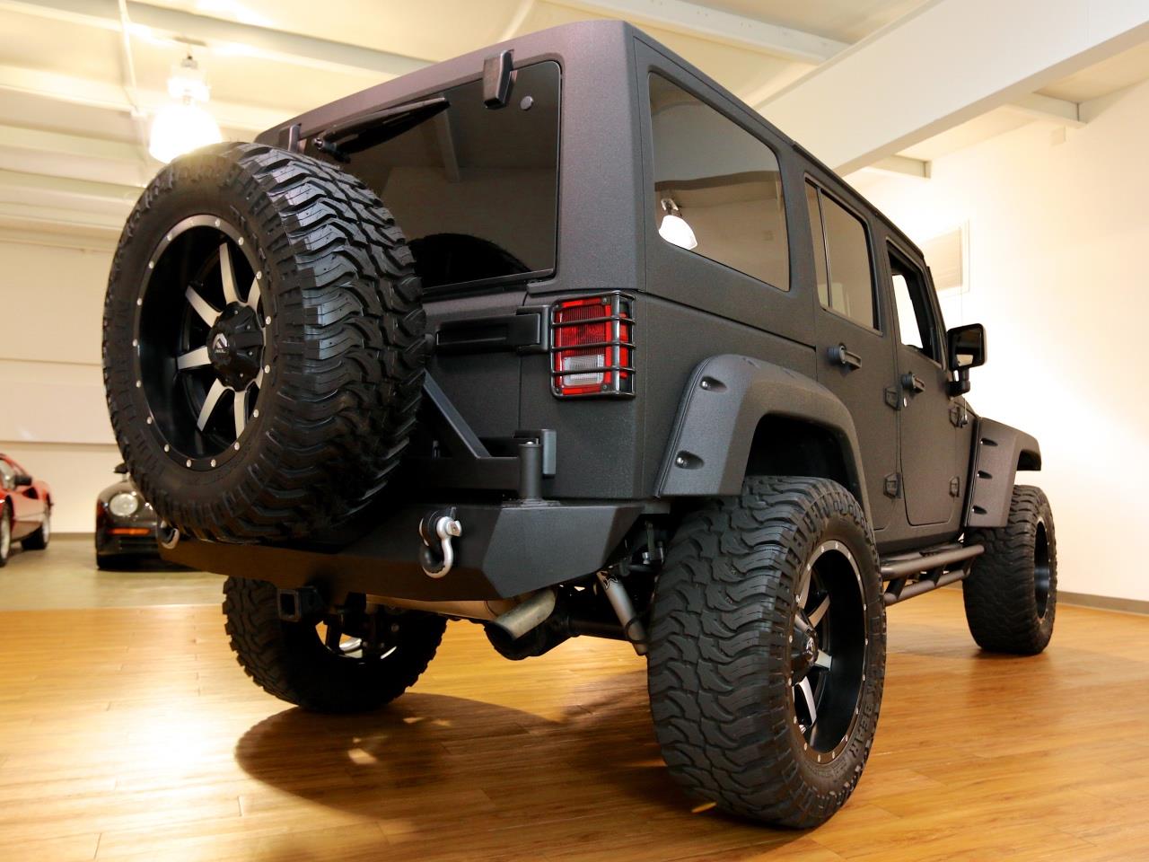 2015 Jeep Wrangler Unlimited Raptor Black Kevlar Coating and Lifted